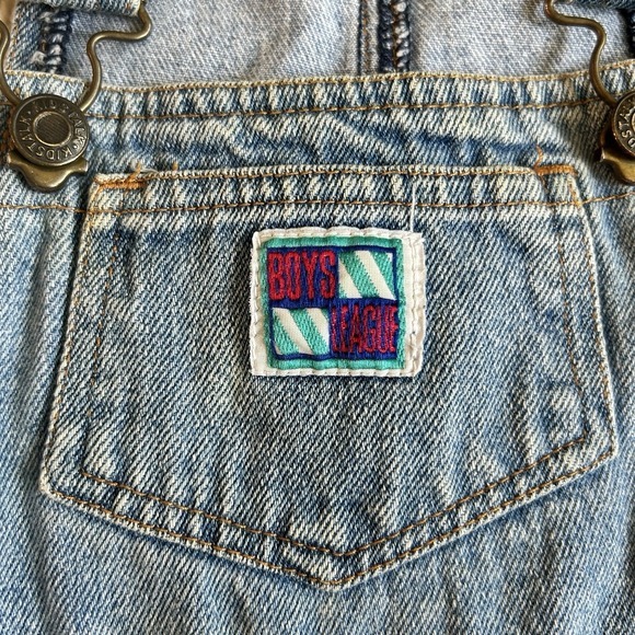 Vintage 3T Kids Talk‎ Boys League Jean  Overalls Y2K 90s - Picture 2 of 6